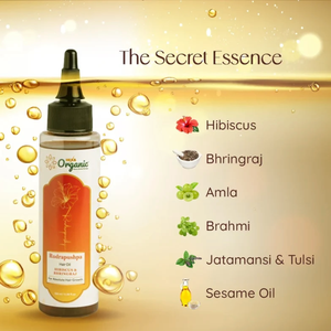 Huile capillaire ayurvédique 100 ml avec hibiscus et bhringraj et design personnalisé - Product Image 4