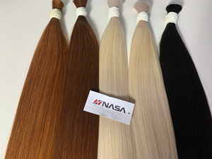 Extensions de cheveux humains vietnamiens de qualité supérieure, super double drawn, en vrac, prix d'usine, cuticules vierges alignées, 22-24 pouces - Product Image 4