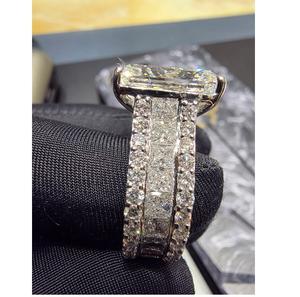 Elegante Anillo de Diamantes de Platino, Joyería Premium para Bodas, Compromisos, Fiestas y Regalos - Product Image 5