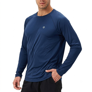 Camiseta de Surf para Hombre Lanyu, Poliéster, UPF 50+, Secado Rápido, Protección UV, Manga Larga, Transpirable, con Técnica de Lavado - Product Image 1