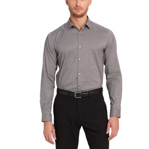 Custom Brand Casual Formal <b>Dress</b> DP Ready to Wear Non Iron Woven Polyester Bamboo Spandex Elastic Men's <b>Short</b> <b>Sleeve</b> <b>Shirt</b> - Product Image 1