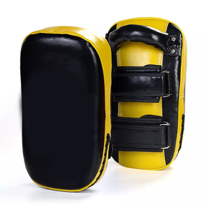 Almohadillas de boxeo tailandés negras personalizadas de alta calidad, manoplas de boxeo/almohadillas de enfoque/almohadillas de patadas, aceptan logotipo y diseño OEM personalizados. - Product Image 6
