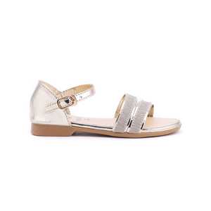 Sandales à talons dorées KD6445 Accessoire de mode pour enfants et filles - Product Image 2