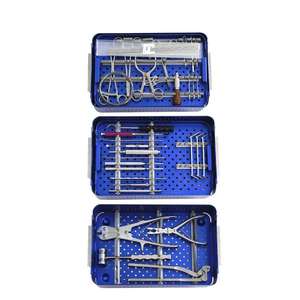Kit de plaques osseuses vétérinaires LC-DCP 1.5/2.0/2.4mm pour chirurgie orthopédique animale par Grip Surgical - Product Image 1