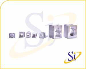 High Precision Aluminium Threaded <b>Block</b> Component for Pendant Light Suspension and Ceiling <b>Mounting</b> Applications - Product Image 2