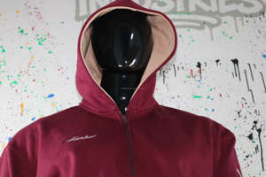 Survêtement couleur marron avec capuche couleur beige 450 GSM 100% coton Brodé Clush Inudstries - Product Image 5