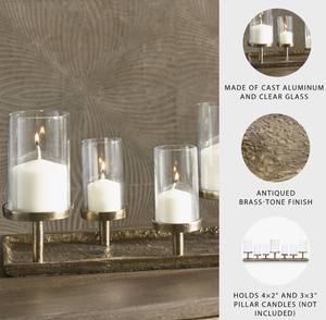 Lily Art Empire Exporta Portavelas de Aluminio Modernos Hechos a Mano con Impresión Personalizable, Decoración para el Hogar, Uttar Pradesh, para Múltiples Ocasiones - Product Image 2