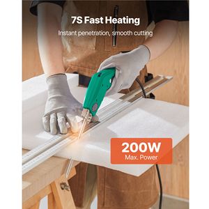 Taglierina Elettrica per Schiuma da 200W con Temperatura Regolabile 122-932F e Funzione di Taglio Automatico - Product Image 2