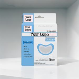 Parches Hidrocoloides LAB20 para Talones, Cuidado de Verrugas, Tratamiento del Acné, Apósito Adhesivo Impermeable para Pies, Forma de Corazón, 10 Unidades, 45mm x 31mm - Product Image 2