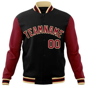 Chaqueta Varsity Personalizada Estilo Bomber en Dorado y Blanco, Chaqueta Varsity de Forro Polar con Cuello en V, Estilo Vintage para Invierno - Product Image 1