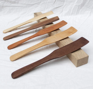 Ustensiles de cuisine décoratifs en bois, spatules et cuillères écologiques pour la cuisson et la pâtisserie, en promotion. - Product Image 2