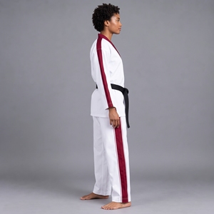Uniforme de Taekwondo sur mesure pour femmes, prix de gros, taille plus, uniforme professionnel pour la compétition et l'entraînement, vêtements d'arts martiaux, uniforme de Taekwondo - Product Image 3
