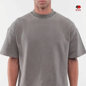 Camiseta Clásica para Hombre de Alta Calidad, Material de Algodón Transpirable, Logotipo Personalizado, Venta Directa de Fábrica, Cómoda - Product Image 4