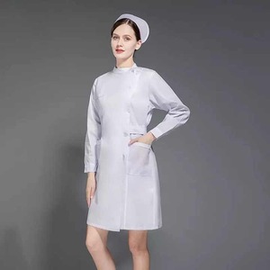 Medical Scrubs Nursing Women Knitted 100% Cotton Breathable Quick-drying Hospital Uniform Sets Joggers Cheap Price OEM - Product Image 5