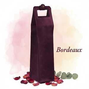 Porte-vin en cuir véritable de qualité supérieure, sac de transport pour une bouteille, logo personnalisé, vente en gros, sac cadeau pour vin LEB-0054B - Product Image 1