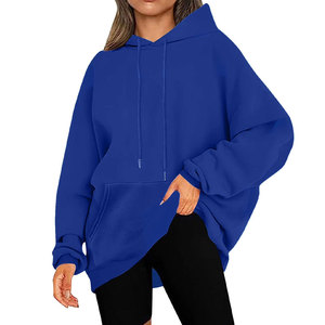 Sudadera con Capucha de Algodón Casual Premium para Mujer, Sudadera Holgada de Estilo Urbano para Mujer, Venta al por Mayor - Product Image 4