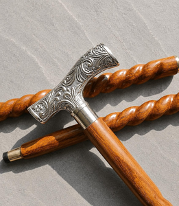 Victorian Style <b>Metal</b> Handle Wooden <b>Walking</b> Cane Handmade Vintage Gentleman <b>Walking</b> <b>Stick</b> Ornate Decorative Cane Classic - Product Image 4