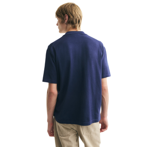 Pull en maille fine pour homme, coupe classique, extensible, léger, décontracté, respirant, à manches longues, confortable - Product Image 3