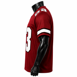 Maillots de football classiques vintage personnalisés respirants – Kits d'uniformes de football – Chemises et hauts de football découpés automatiquement - Product Image 3