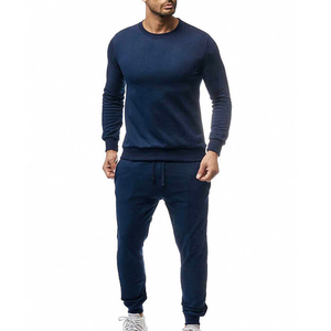 Ensemble de survêtement d'hiver pour hommes, 2 pièces, coupe classique, pantalon long, couleur unie, séchage rapide, pour hommes - Product Image 6