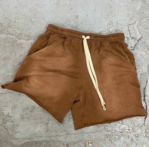 Shorts de rugby unisexe basiques en coton 100% respirant, anti-plis, personnalisables avec impression floquée, style hip-hop, vente en gros à prix réduit - Product Image 6