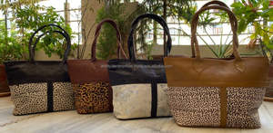 Nuevo diseño de piel Bolso grande Bolsos de cuero de vaca Bolso de mano - Product Image 6