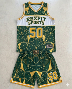 Conjunto de Uniforme de Baloncesto Personalizado para Equipo, Ropa Deportiva de Alto Rendimiento para Hombre, Conjuntos de Uniformes de Baloncesto Masculinos - Product Image 4