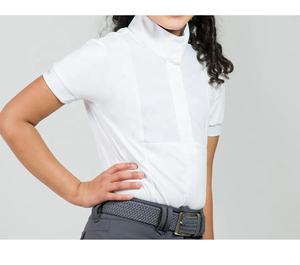 Camiseta de montar Ecuestre para niños, camisa de manga corta con cuello de botón, personalizada, nuevo estilo - Product Image 3