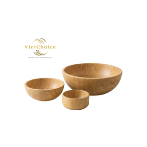 Vietchoice Handcrafted Bamboo Bowl Premium Natural Serving Dish for Kitchen Dining and Global Wholesale Market - Product Image 2
