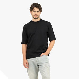 Nueva Camiseta de Moda Oversize de Algodón 100% Tejido, Manga Corta, Cuello Redondo, Lisa, Ajuste Holgado, Transpirable, Estampado Digital Estilo Urbano - Product Image 4