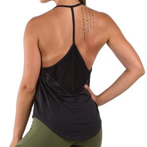 Camiseta sin mangas rosa para mujer, cuello redondo, tejido 100% algodón, de secado rápido, anti-pilling, transpirable, color liso, ropa informal para entrenamiento. - Product Image 4