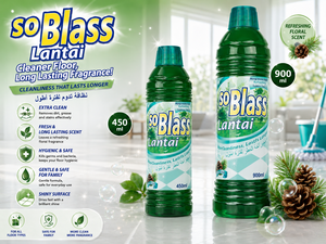 Nettoyant pour sols SoBlass, liquide, 450 ml, variante Ice Pine, détergent pour sols, écologique, solution de nettoyage ménager, vente en gros - Product Image 4
