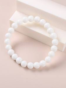 Stylish <b>Boho</b> Resin <b>Bracelet</b> Elastic Handmade Jewelry Accessories for Women and Teen Girls - Product Image 3