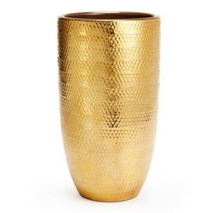 Modern Brass Flower <b>Pot</b> Minimalist Design Indoor <b>Plant</b> Planter for Desktop Use with Circular Shape and <b>Gold</b> Finish - Product Image 6