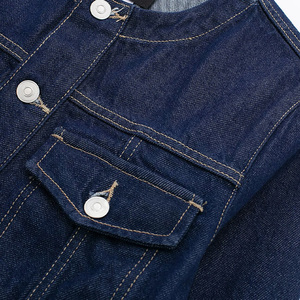 Fashionable Women’s Ripped <b>Denim</b> <b>Jacket</b> Streetwear <b>Lightweight</b> Trendy Everyday Outerwear - Product Image 2