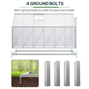 Serra da Giardino Walk-In per Coltivazione, Non Supportata da Strutture di Sostegno, Non Adatta per Prodotti con Difetti - Product Image 3