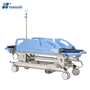 YX-1 In Hoogte Verstelbare Roestvrijstalen Patiënt Handmatige Kruk Transportbrancard Patiëntenwagen - Product Image 6