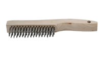 Brosse métallique robuste en acier inoxydable pour préparation de surfaces métalliques et élimination de la rouille, vente chaude, DIY, OEM, garantie 3 ans