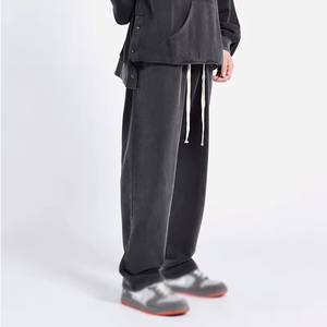 Pro Quality Straight Casual <b>Canvas</b> Baggy Sweatpants with Custom Design Breathable & Comfortable - Product Image 2