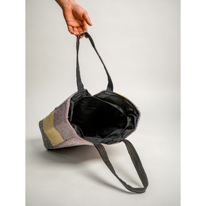 Bolsa de Lona de Algodón con Cierre de Cremallera, Diseño a Cuadros, Logotipo Personalizado, OEM, ODM, Venta al Por Mayor - Product Image 3