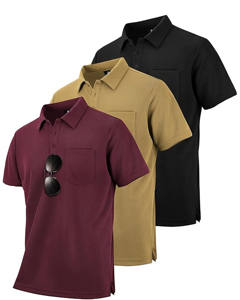 เสื้อยืดผู้ชายถักคุณภาพสูง ผ้าฝ้าย 100% ออกแบบเองได้ ขายส่ง ไซส์ใหญ่ ระบายอากาศได้ดี - Product Image 1