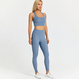 Conjunto de Yoga de Alta Elasticidad, Nuevo Estilo, Algodón, Precio Económico, Secado Rápido, Ropa Deportiva para Mujer, Conjunto de Yoga de 2 Piezas, Hecho en Pakistán, para Chicas - Product Image 1