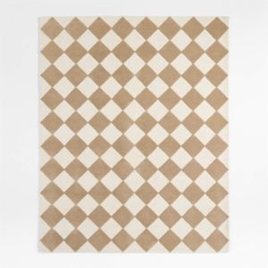 Alfombra Moderna para Sala de Estar, Tejida a Mano, con Diseño de Diamantes, Antideslizante, Antimicrobiana, Lavable y Duradera, en Oferta - Product Image 1