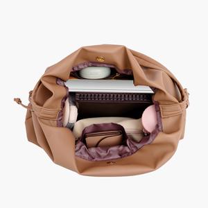 Sac fourre-tout à cordon Hody NAIMA pour femme, nouvelle collection, en cuir synthétique premium, grande capacité, idéal pour les voyages et les activités de plein air - Product Image 2