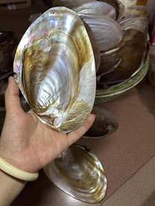 Natural Mother of Pearl Plate Vietnam Handmade Shell Material for Jewelry Storage Serving Decor Polished Use - Product Image 5