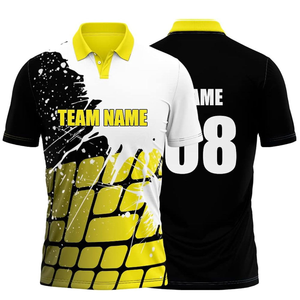 Quick Dry Polo Team Jersey Lightweight Interlock Polyester Fabric Professional Team Uniform High Quality Stitching - Product Image 3