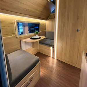 750kg Aluminum 4x4 Mini Caravan Travel House Compact Camper <b>Trailer</b> Mobile Home with Kitchen Sleeping Space - Product Image 3