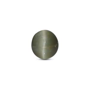 Natural Loose Catseye Gemstone 5.25 Carat-High Quality Blue-Green Stone for Fine Jewelry - Product Image 1