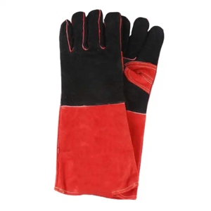 Guantes de Seguridad Reforzados de Cuero Vacuno de Primera Calidad, Antivibración, Resistentes al Calor y Chispas, para Trabajo Pesado, 11 oz, para Soldadura y Bomberos - Product Image 1
