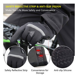 Winter <b>Warm</b> <b>Gloves</b> Touchscreen Cold Weather Driving <b>Gloves</b> Windproof Anti-Slip Sports <b>Gloves</b> For Cycling Running Hiking Unisex - Product Image 3